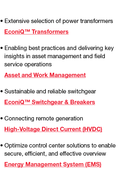  • Extensive selection of power transformers    EconiQ™ Transformers • Enabling best practices and delivering key   ...
