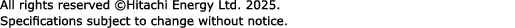 All rights reserved ©Hitachi Energy Ltd. 2025. Specifications subject to change without notice.