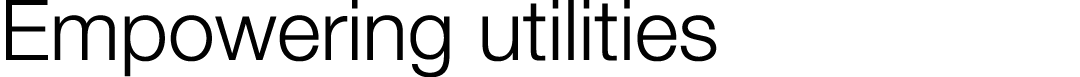 Empowering utilities
