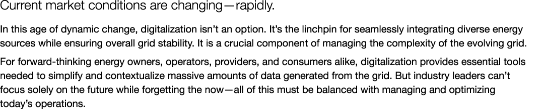 Current market conditions are changing—rapidly. In this age of dynamic change, digitalization isn’t an option. It’s t...