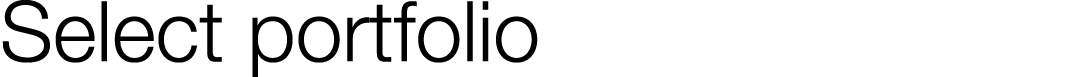 Select portfolio