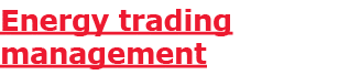 Energy trading management