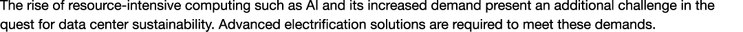 The rise of resource intensive computing such as AI and its increased demand present an additional challenge in the q...