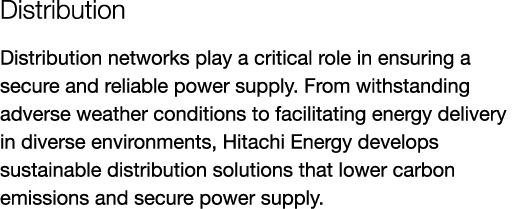 Distribution Distribution networks play a critical role in ensuring a secure and reliable power supply. From withstan...