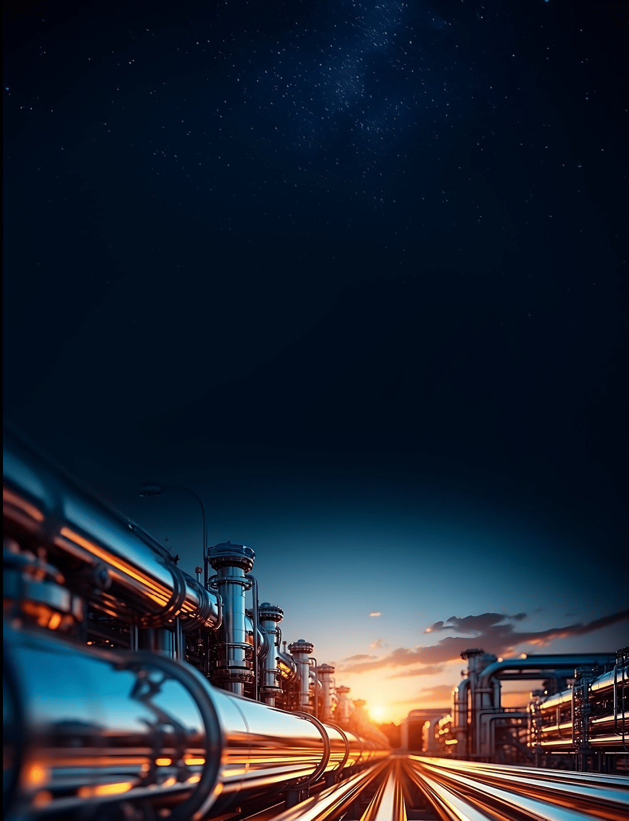 Industry pipeline transport petrochemical, gas and oil processing, furnace factory line, rack of heat chemical manufacturing, equipment steel pipes plant with Generative AI